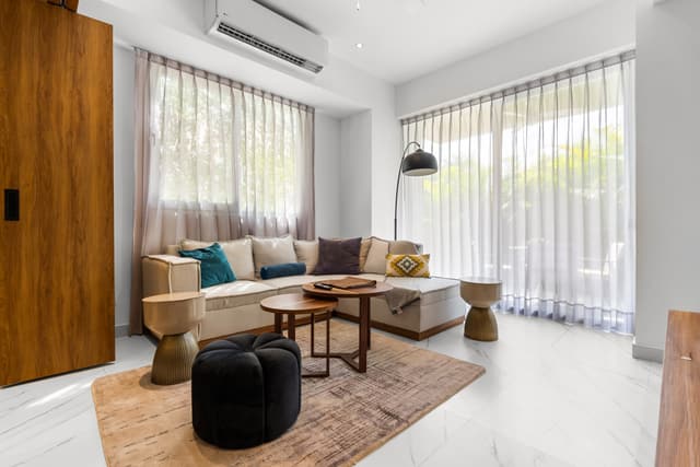 The living room